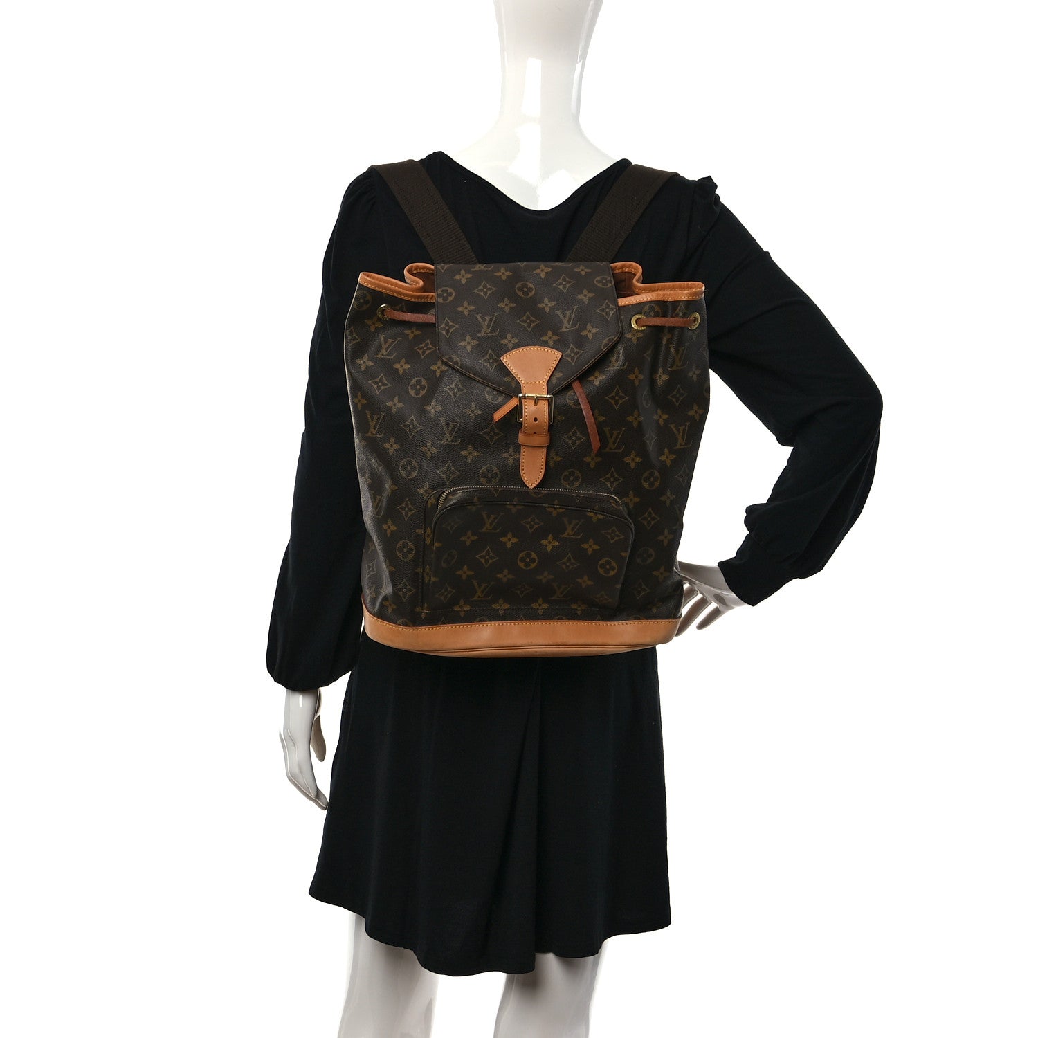 Louis Vuitton Monogram Montsouris GM Backpack 3 of 9