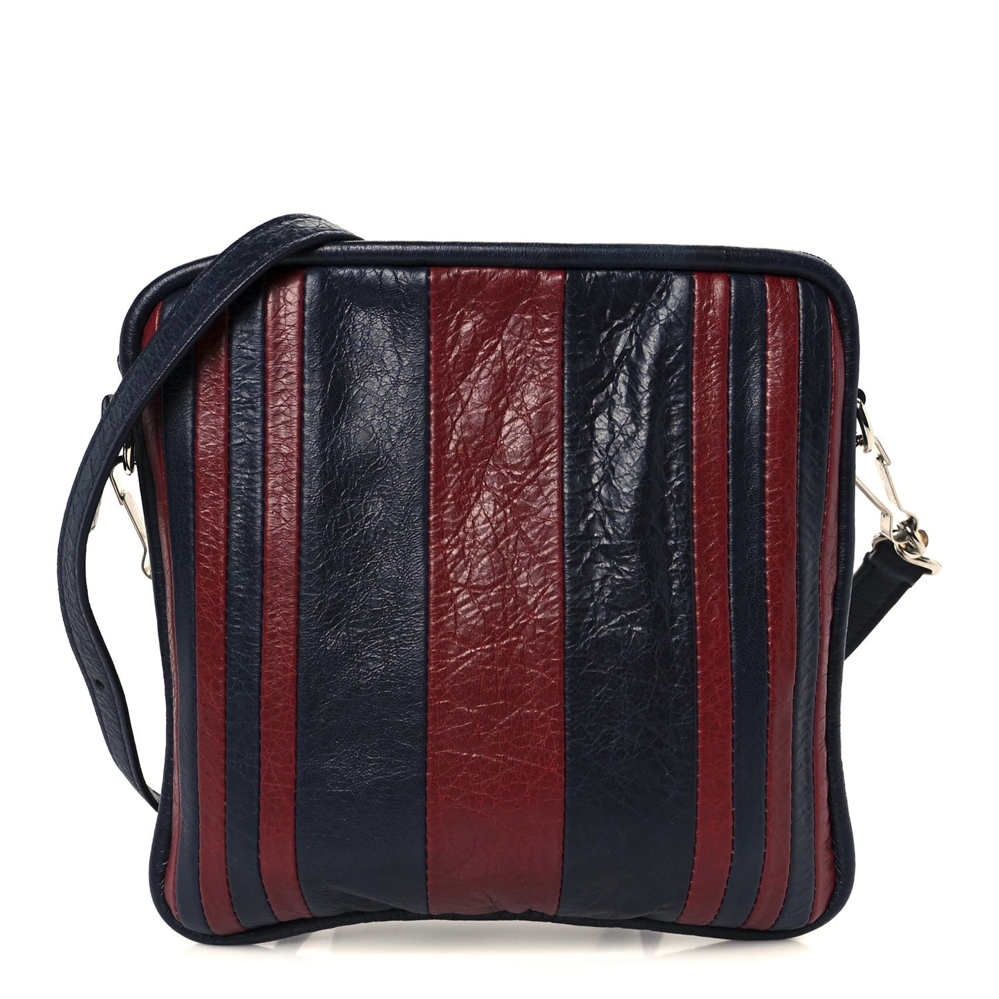 Agneau XS Cushion Square Crossbody Dark Night Red