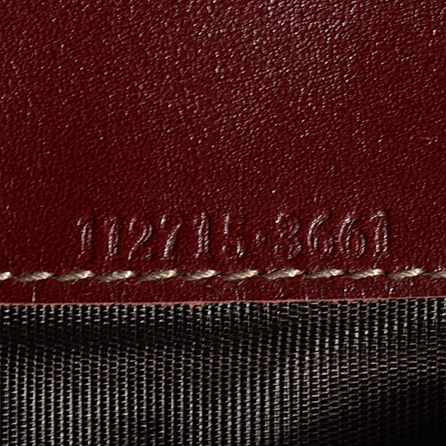 Guccissima Margaux Calfskin Metal Bar Continental Flap Wallet Dark Red