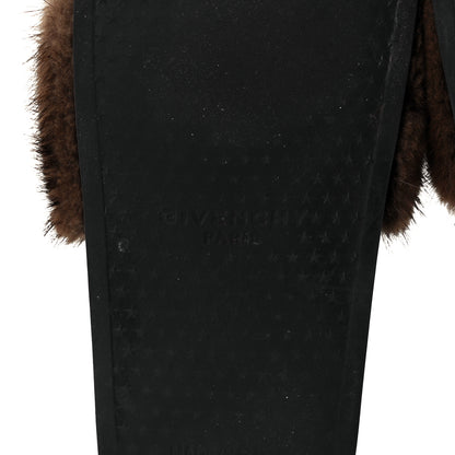 Givenchy Mink Rubber Slide Sandals 36.5 Brown 6 of 7
