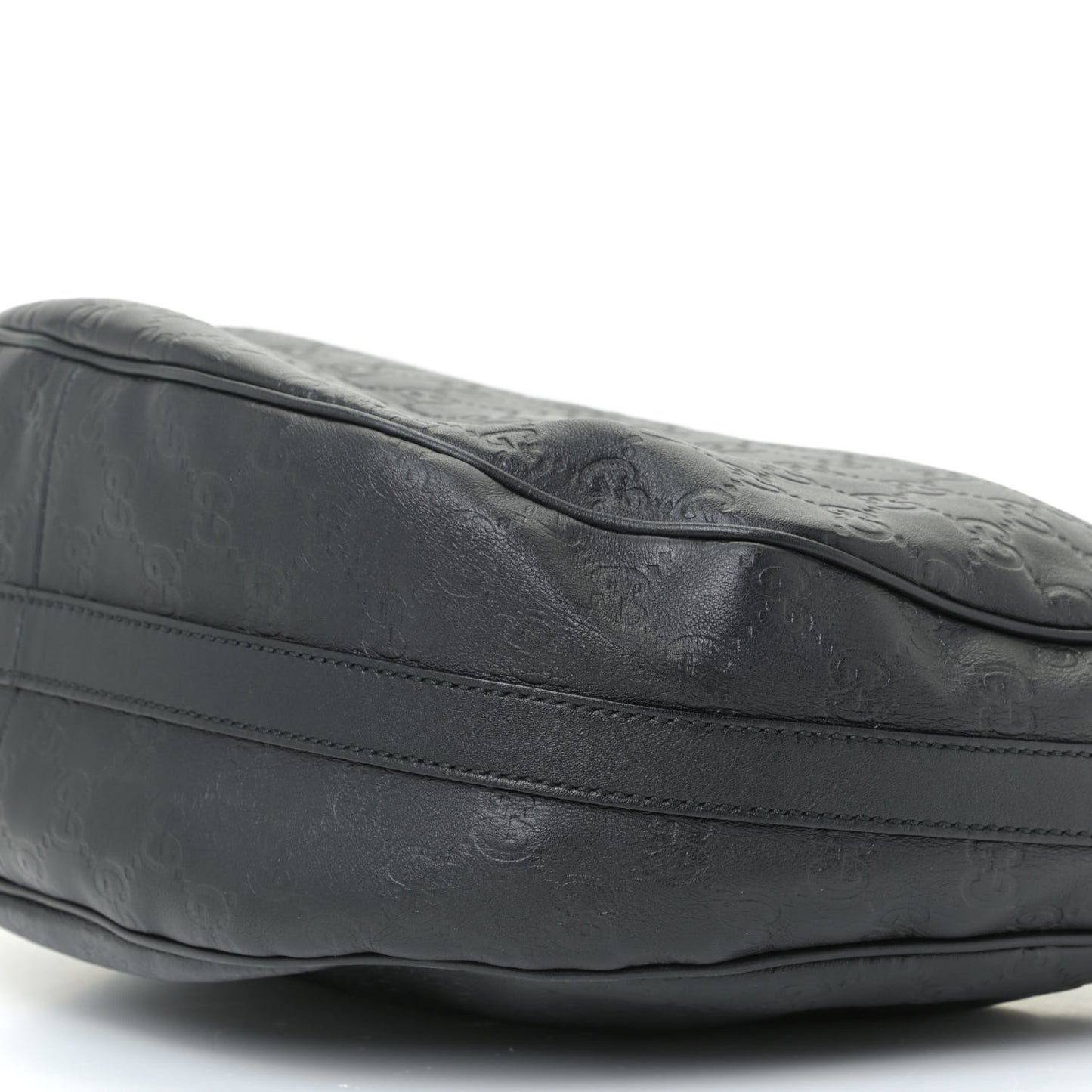 Guccissima Medium GG Twins Hobo Black