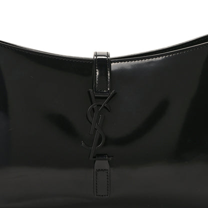 Saint Laurent Patent Le 5 A 7 Monochrome Hobo Black 7 of 11