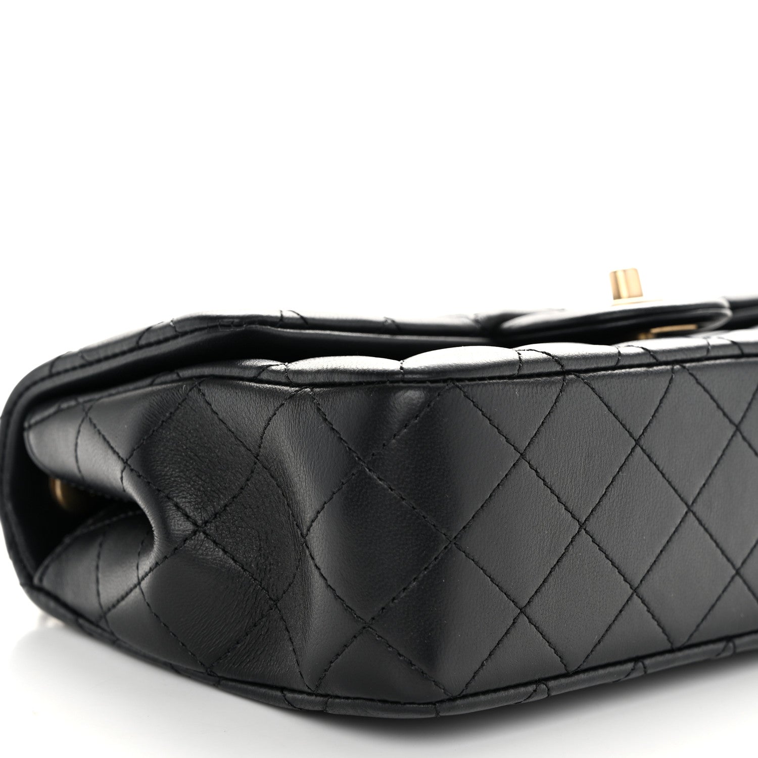 Chanel Lambskin Quilted Small Sweet Camellia Flap Black 9 of 11