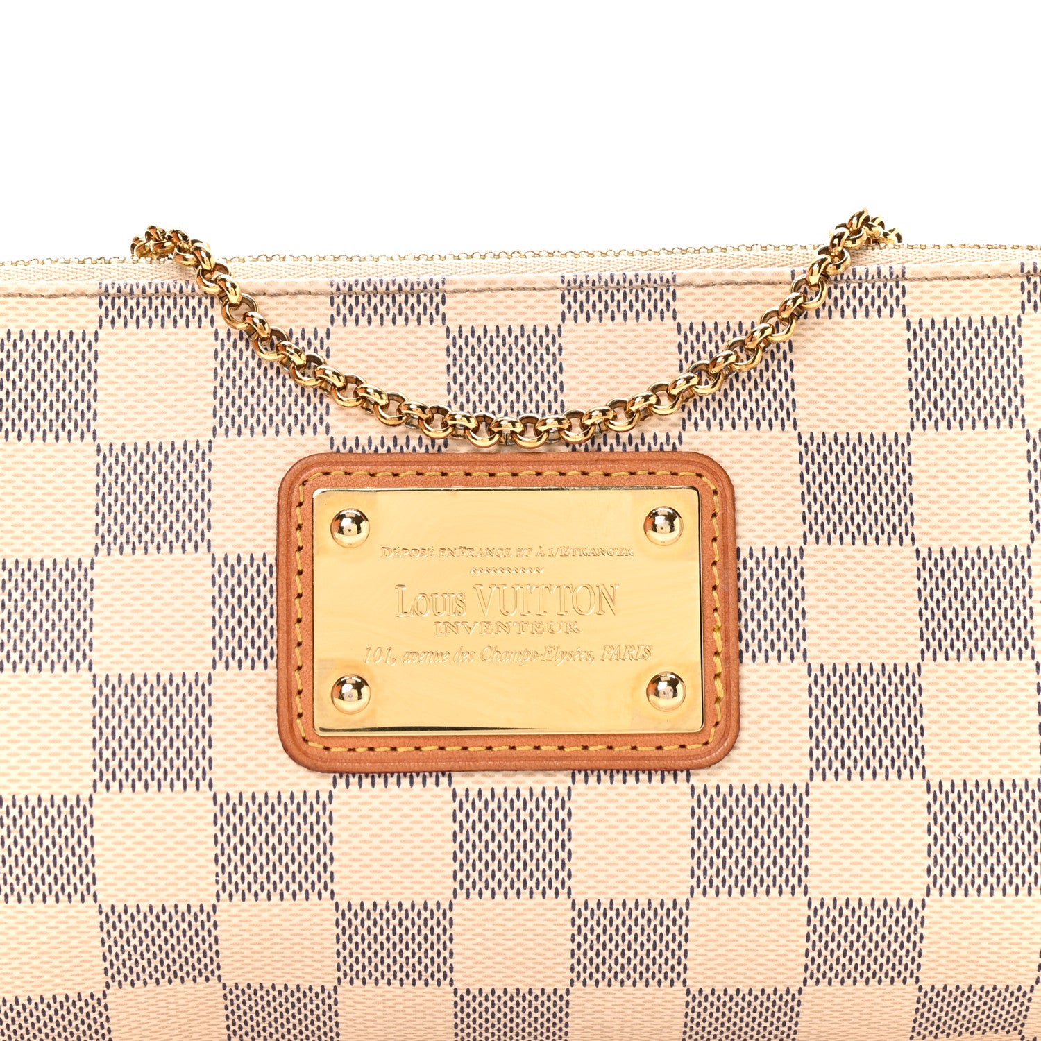 Louis Vuitton Damier Azur Eva Clutch 7 of 10