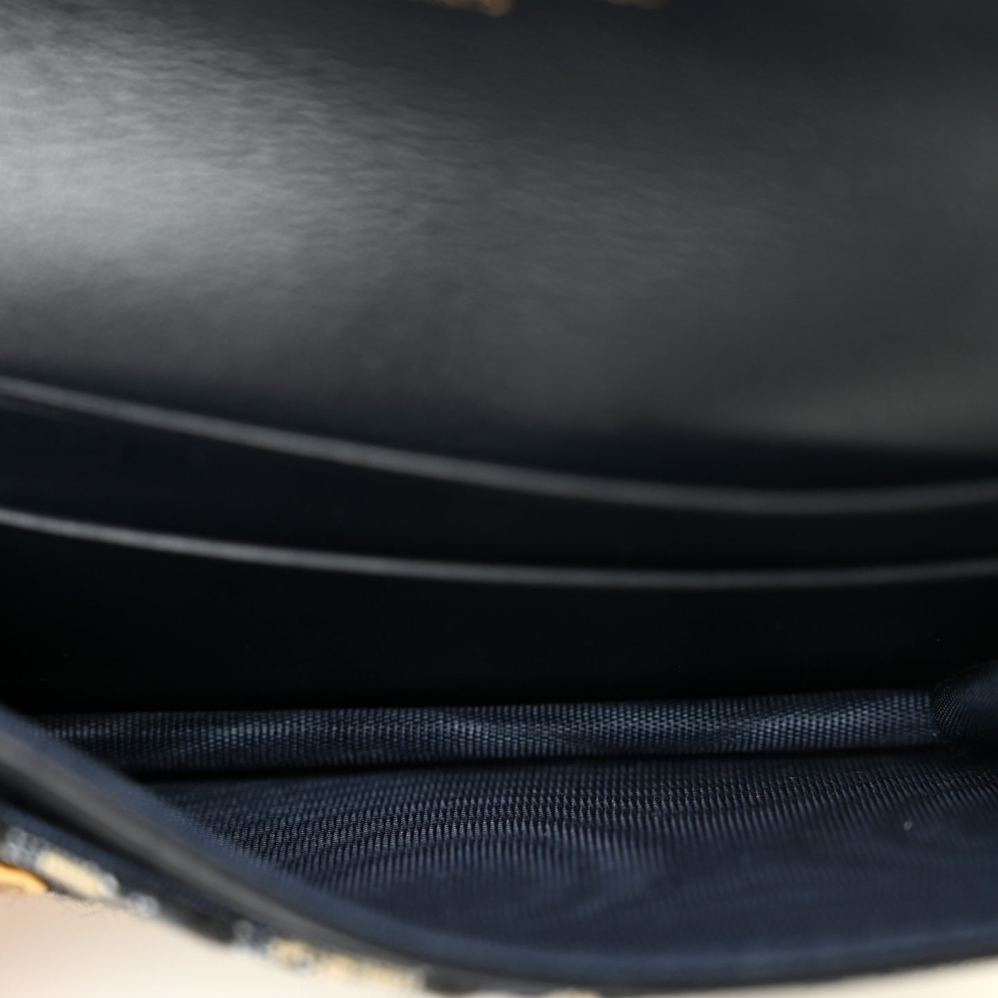 Oblique Saddle Card Holder Blue