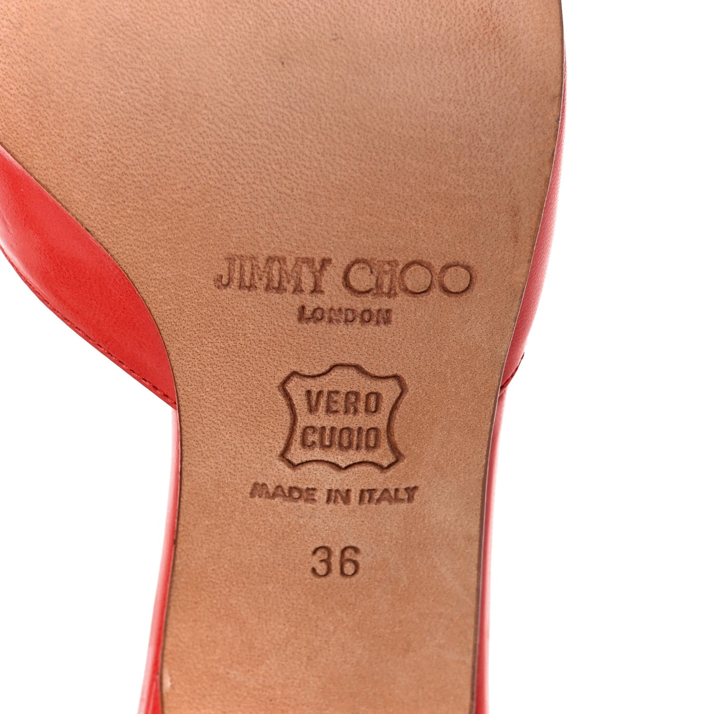 Calfskin Pointed Toe Mule Pumps 36 Coral
