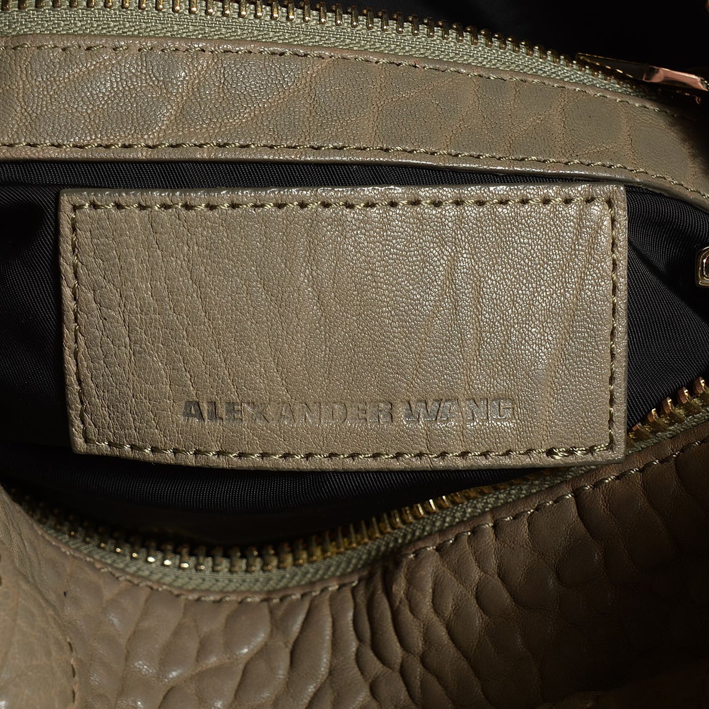 Pebbled Calfskin Rocco Granite