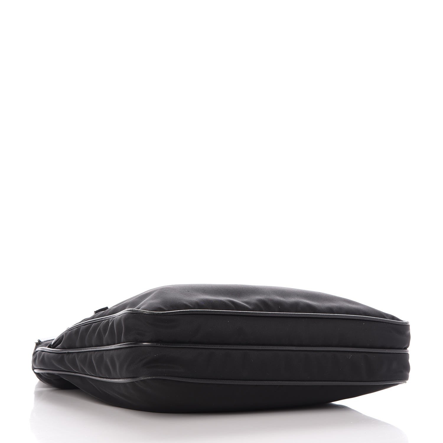 Prada Nylon Saffiano Flat Messenger Bag Black 4 of 9
