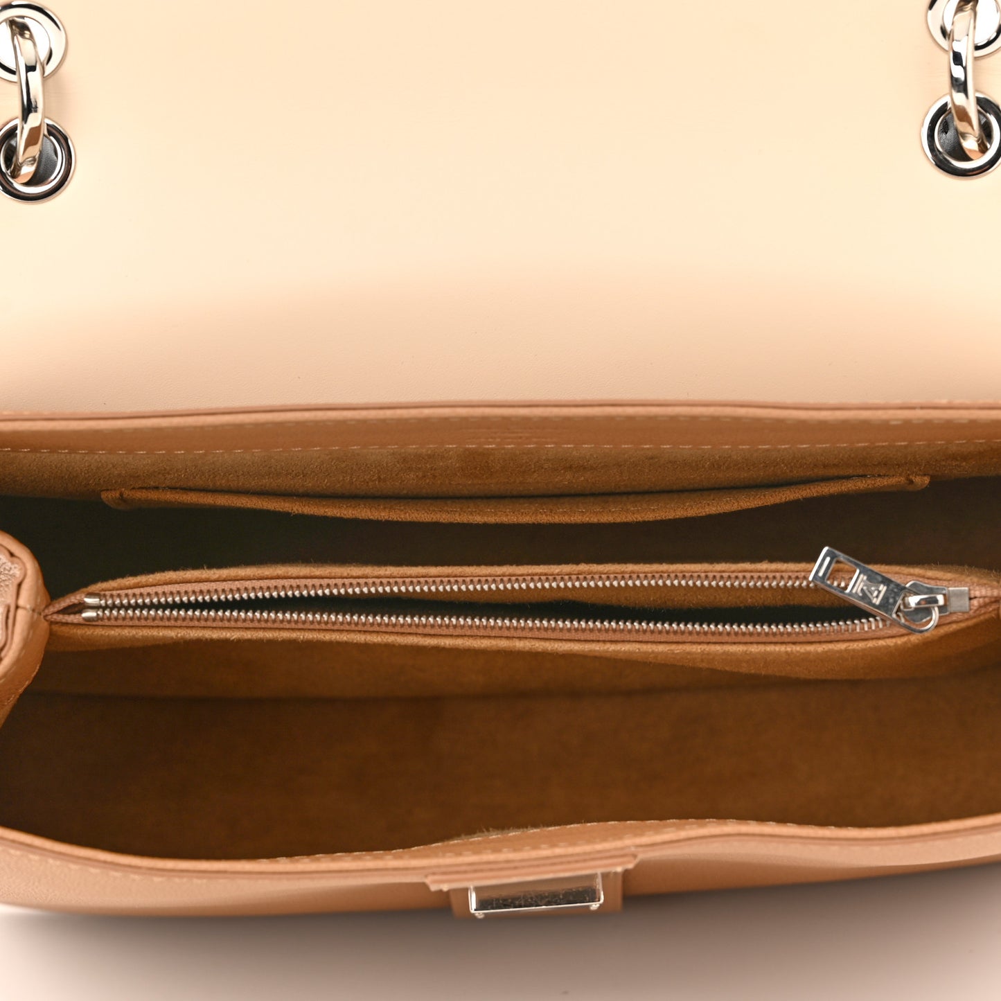 Cuir Plume Ecume Very One Handle Sesame Creme