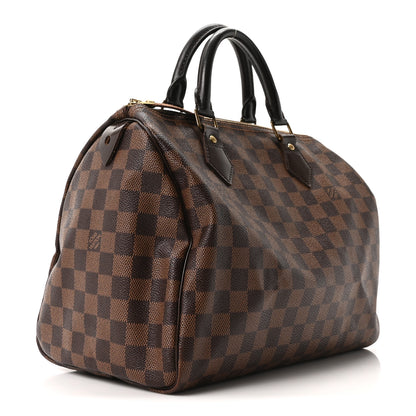 Louis Vuitton Damier Ebene Speedy 30 3 of 9