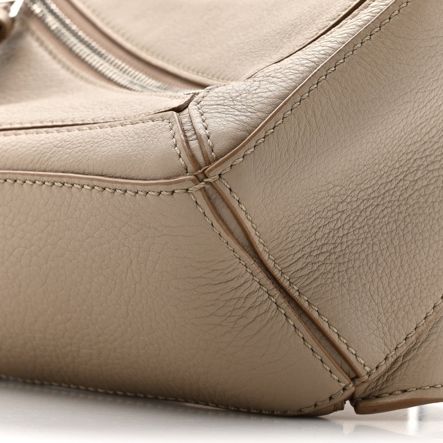 Loewe Calfskin Mini Puzzle Bumbag Sand 9 of 10