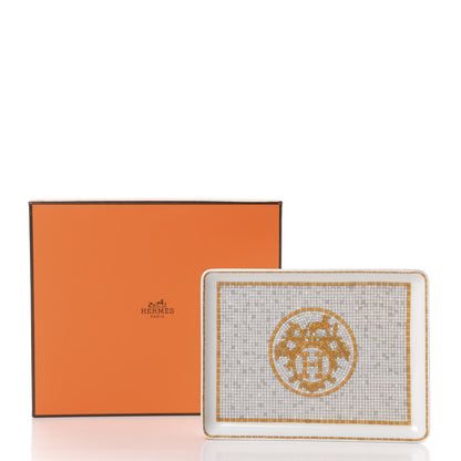 Hermes Porcelain Mosaique au 24 Sushi Plate 5 of 5