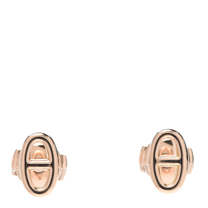 Hermes 18K Rose Gold TPM Farandole Stud Earrings 1 of 6