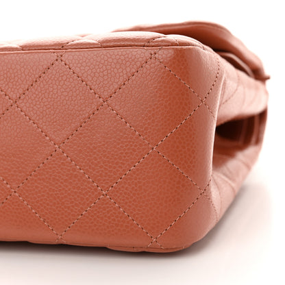 Chanel Caviar Quilted Jumbo Double Flap Light Brown 10 of 11