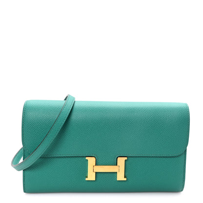 Hermes Epsom Constance Long To Go Wallet Vert Verone 1 of 10
