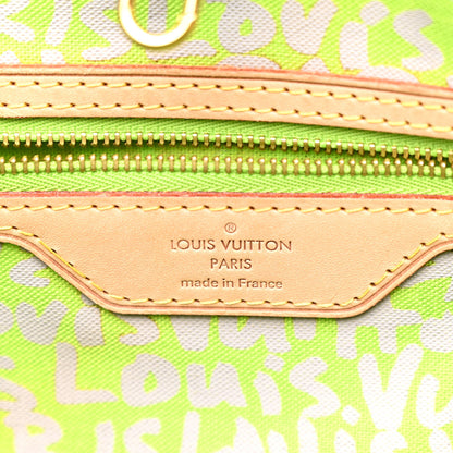 Louis Vuitton Monogram Graffiti Neverfull GM Green 6 of 10