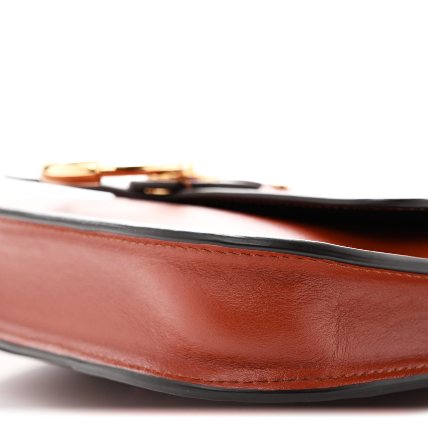 Calfskin Tess Mini Crossbody Bag Sepia Brown
