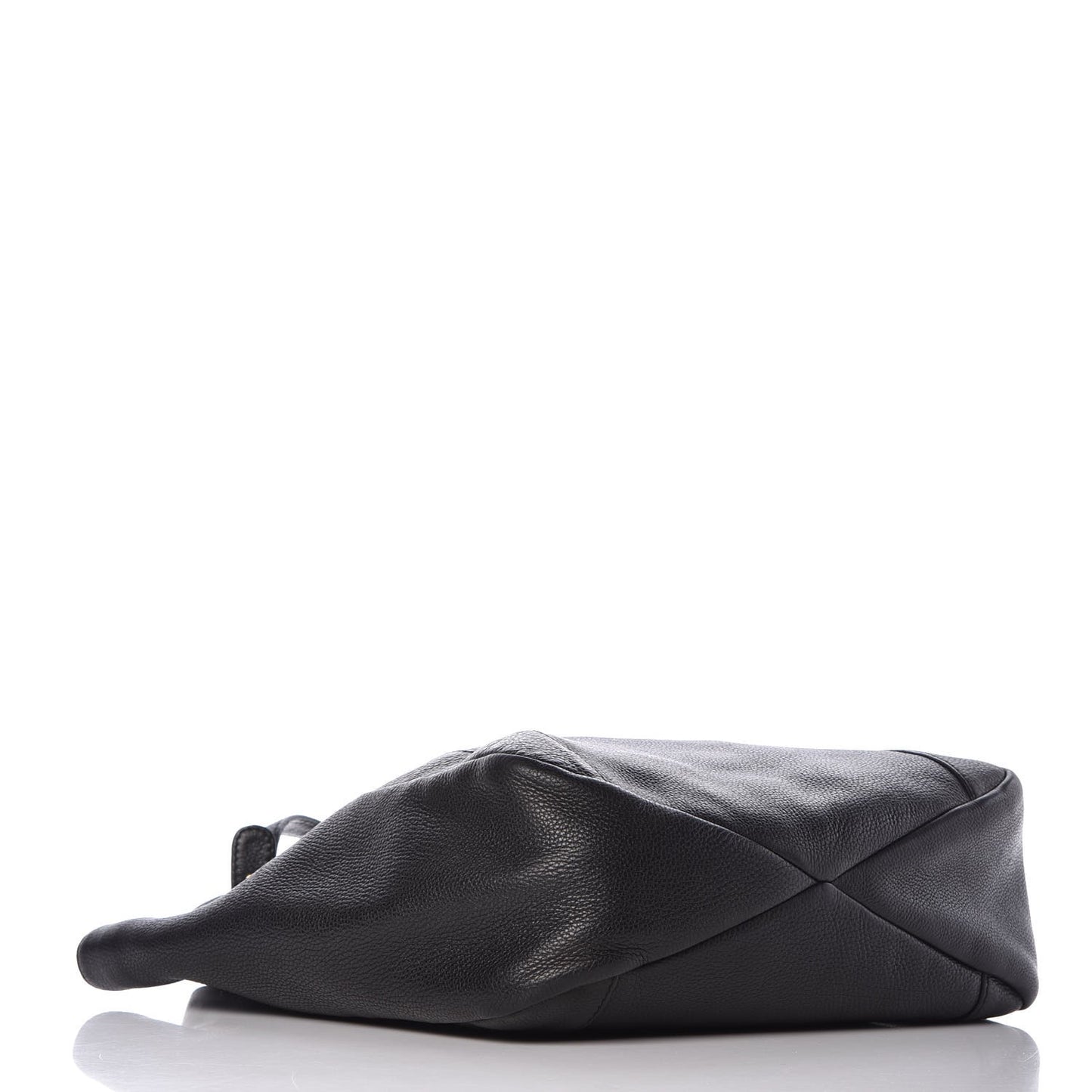 Pebbled Calfskin Greenwich Tote Black