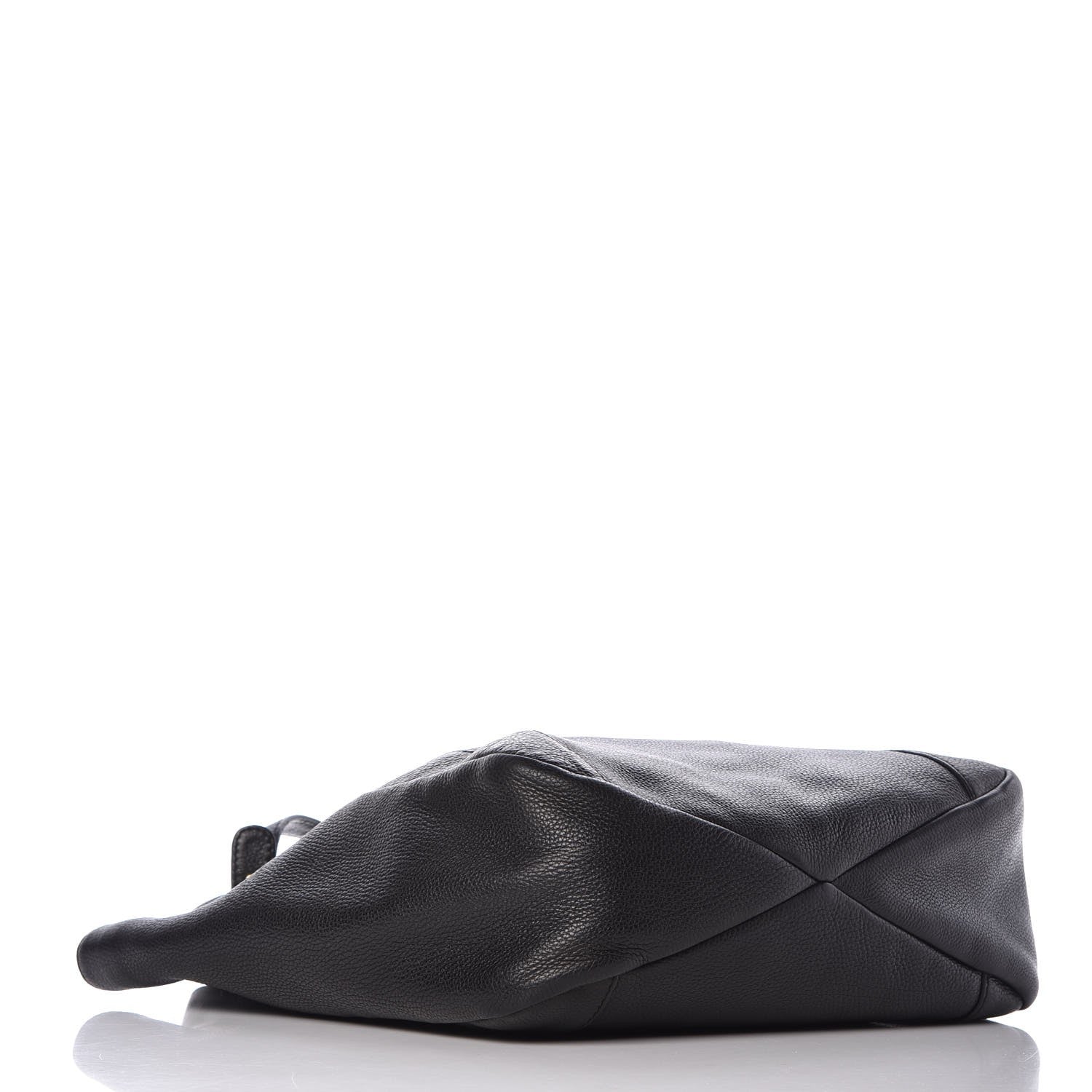 Gucci Pebbled Calfskin Greenwich Tote Black 4 of 9