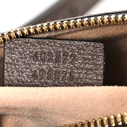 Gucci GG Supreme Monogram Web Small Ophidia Boston Bag Beige New Acero 7 of 11