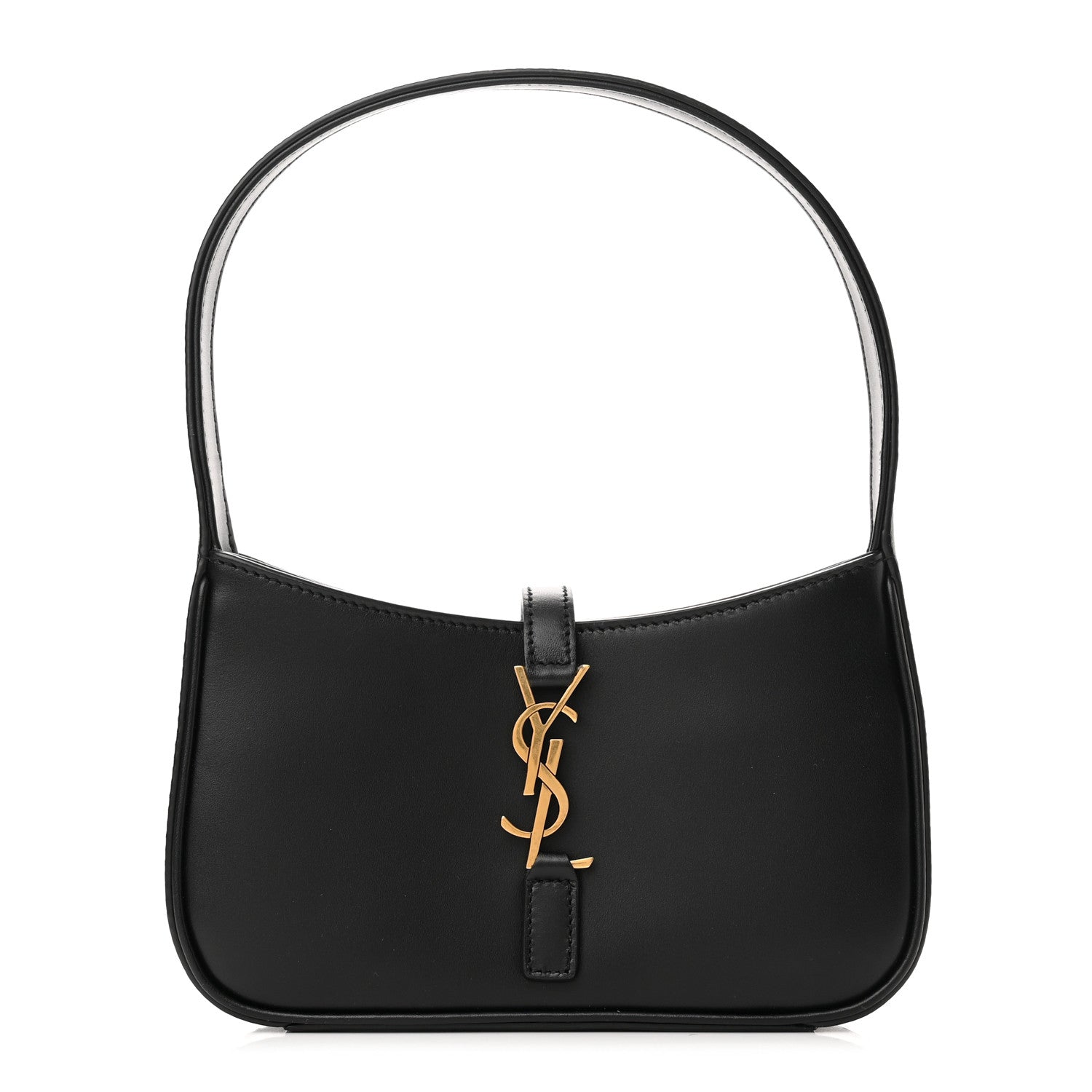 Saint Laurent Smooth Calfskin Le 5 A 7 Mini Hobo Black 1 of 10