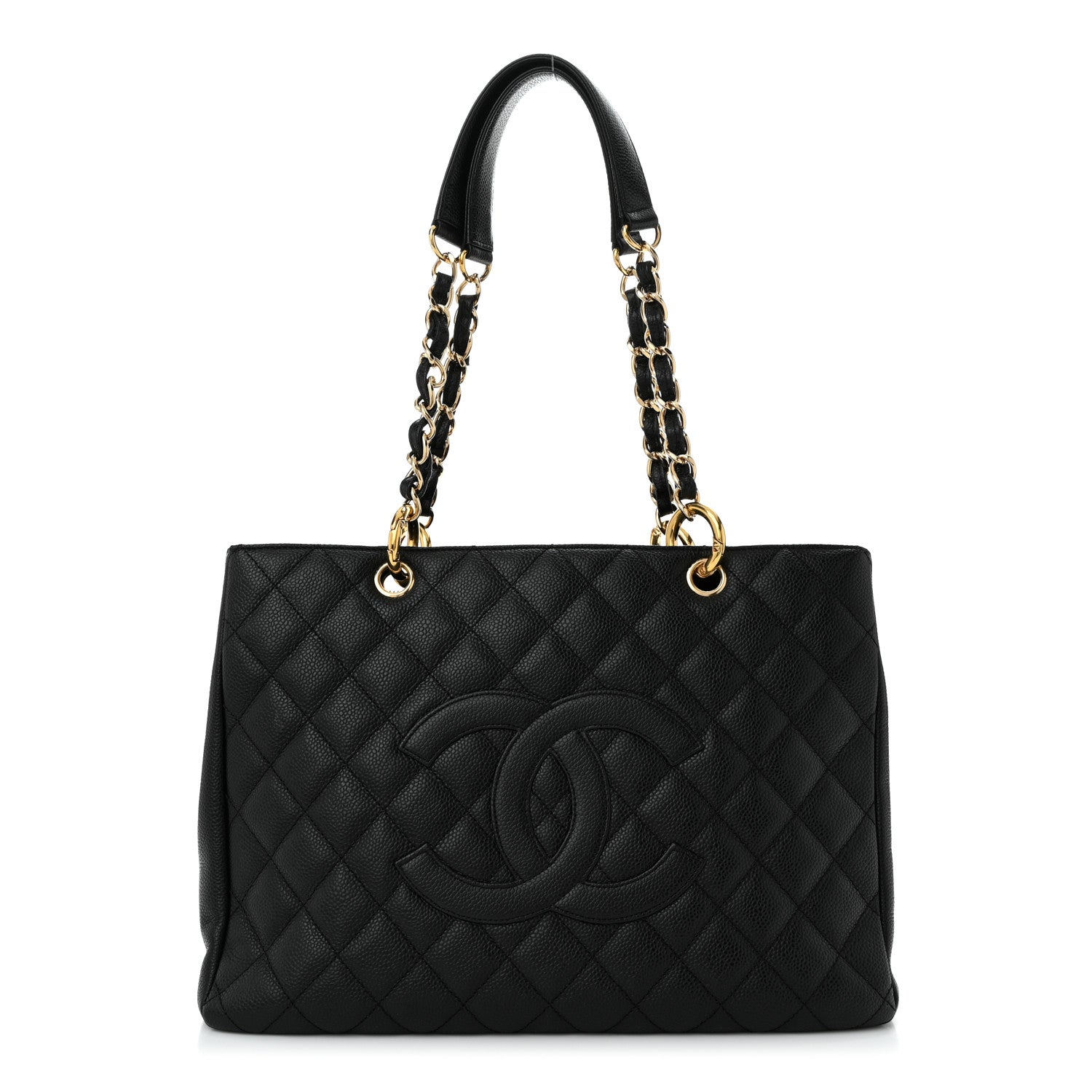 Chanel Caviar Quilted Grand Shopping Tote GST Black 1 of 11