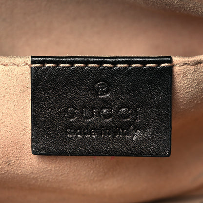 Gucci Calfskin Matelasse GG Marmont Belt Bag 85 34 Black 6 of 13