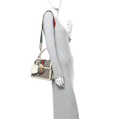 Gucci GG Supreme Monogram Small Queen Margaret Top Handle Bag White 2 of 11
