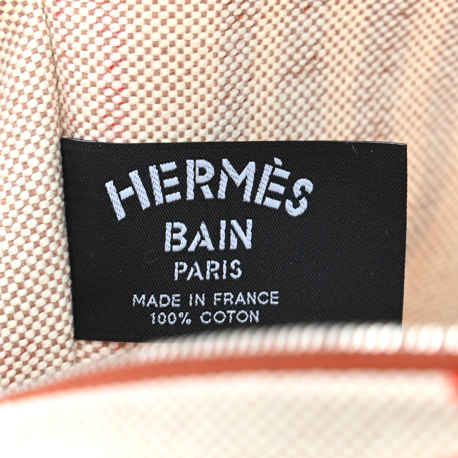 Hermes H Canvas Le Bel Oasis Case Marine Terracotta 6 of 6