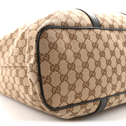 Gucci GG Monogram Large Joy Tote Bag Dark Brown 9 of 10