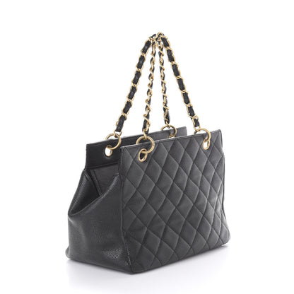 Chanel Caviar Quilted Petit Timeless Tote PTT Black 3 of 10