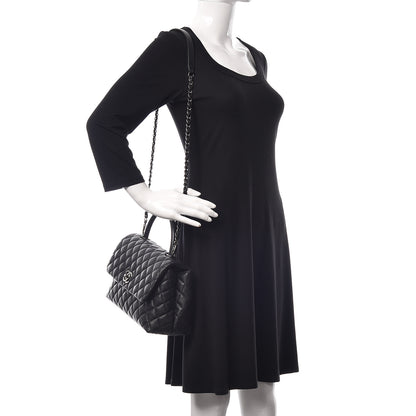 Chanel Caviar Quilted Small Coco Handle Flap Black 2 of 9