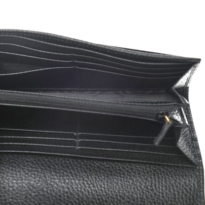 Gucci Calfskin Garden Continental Wallet Black 5 of 10