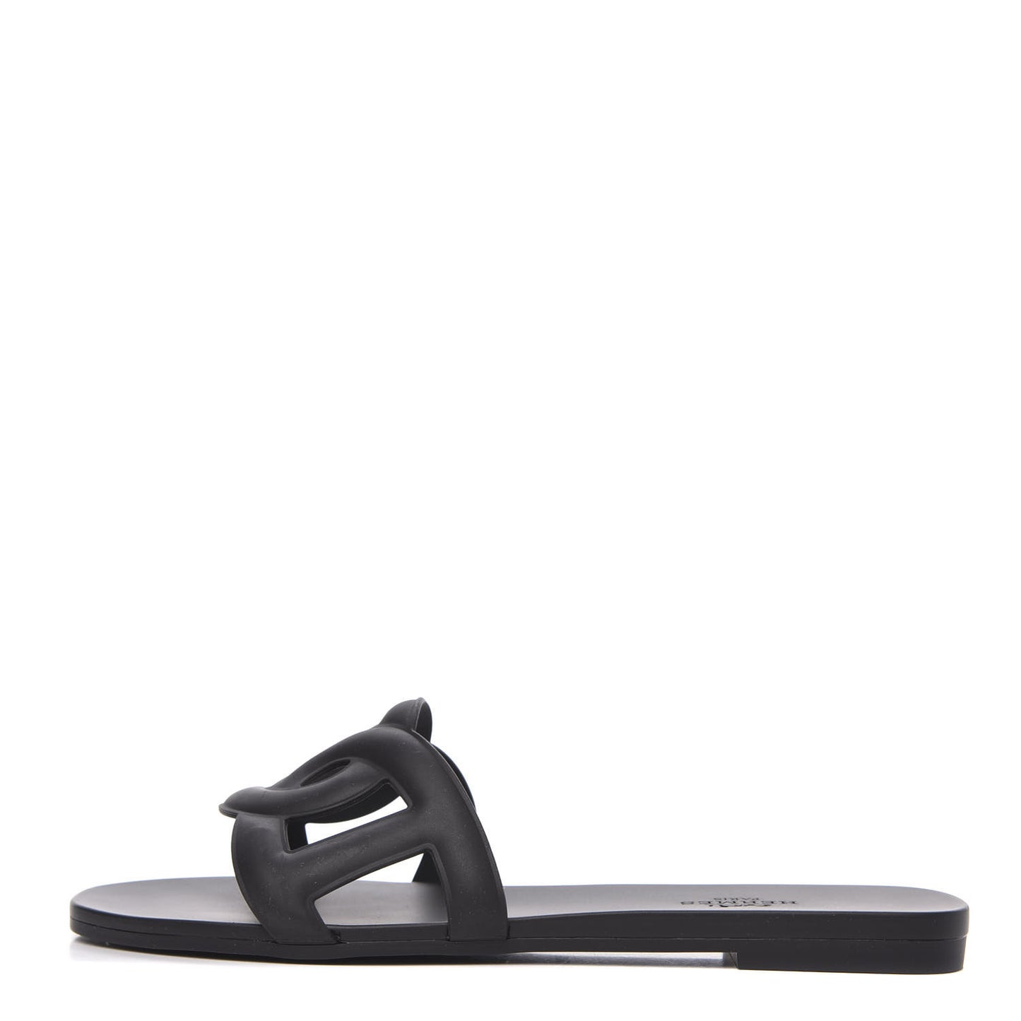 Rubber Aloha Sandals 36 Black