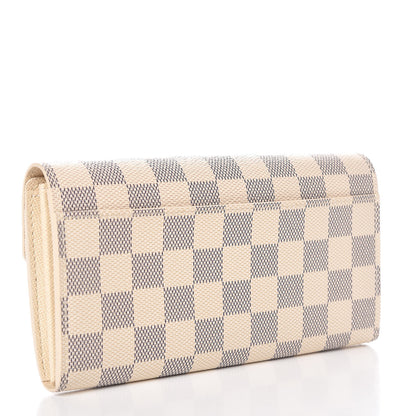 Louis Vuitton Damier Azur Sarah Wallet NM 3 of 7