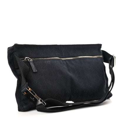 Gucci GG Monogram Double Pocket Belt Bag Black 3 of 11