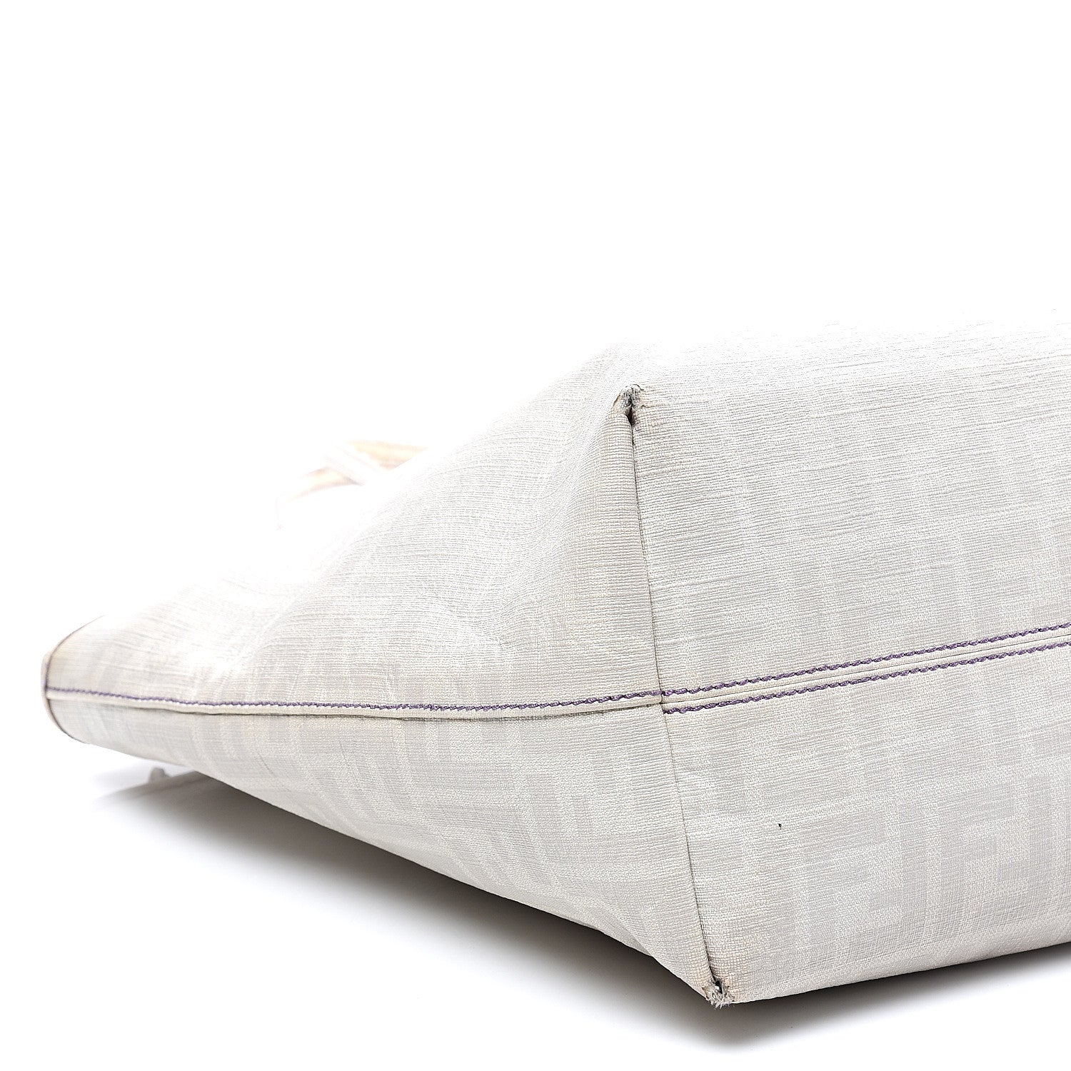Fendi Zucca Spalmati Medium Roll Tote Bianco 8 of 16