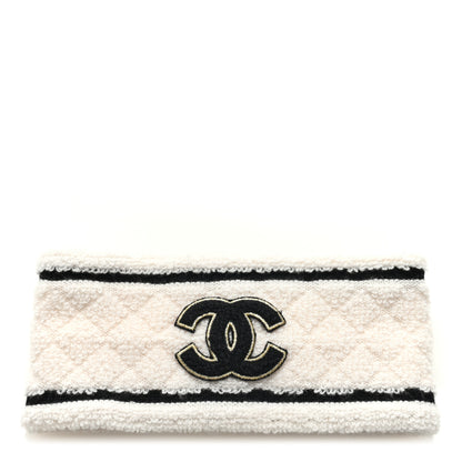 Chanel Cashmere CC Headband White 1 of 3