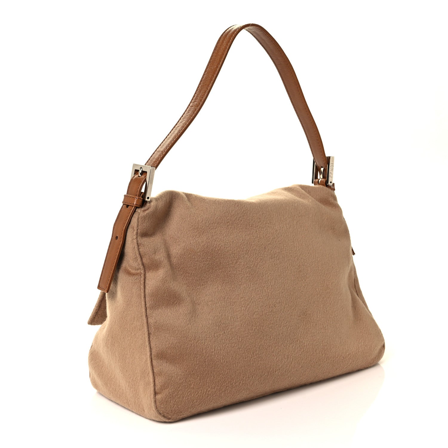 Fendi Cashmere Mama Baguette Brown 2 of 8