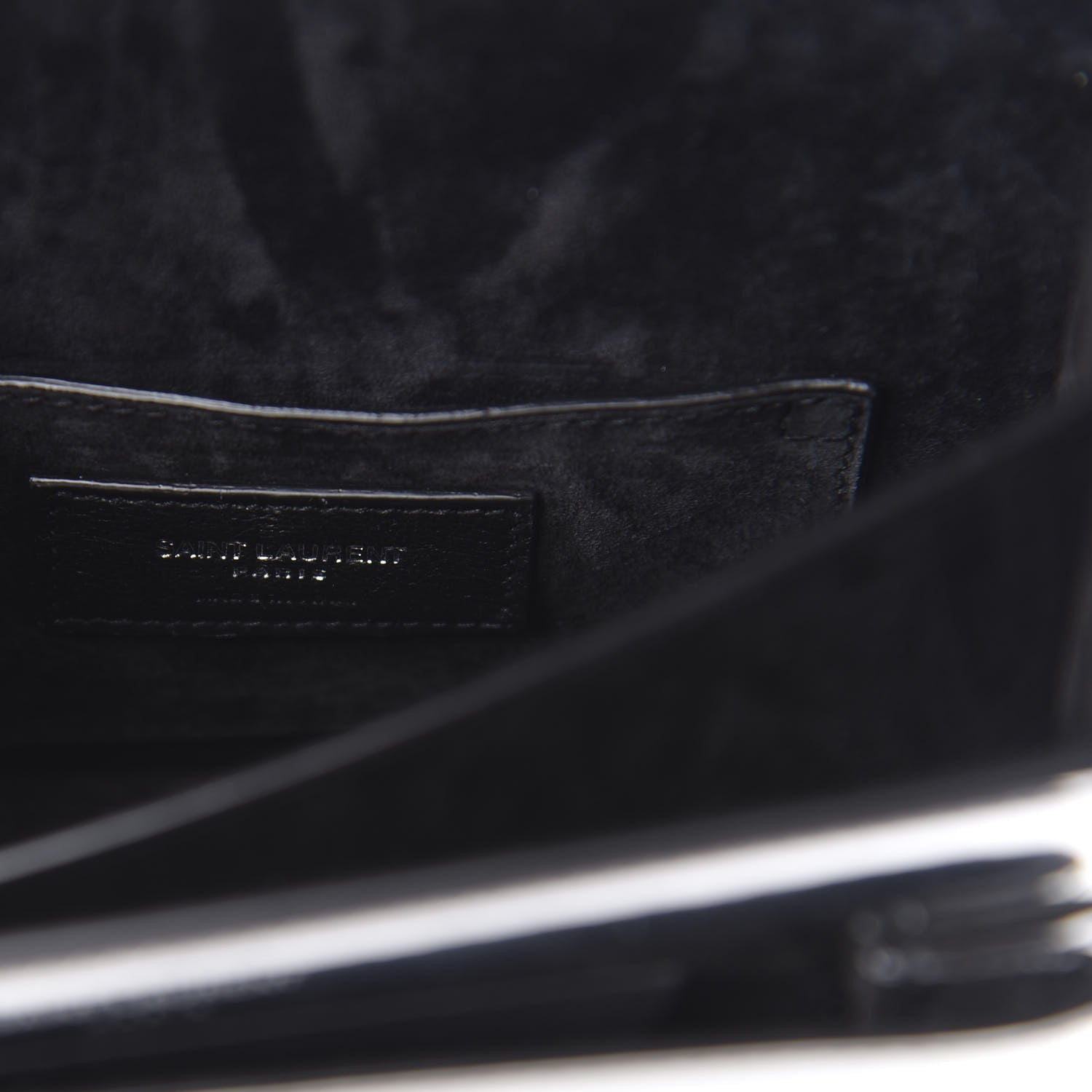 Saint Laurent Metallic Calfskin Small Monogram Sunset Silver 5 of 10