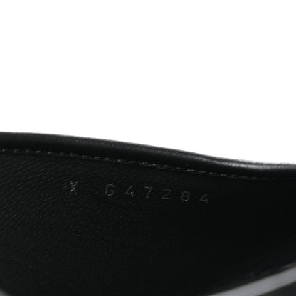 Chanel Pony Hair Lambskin Patent Calfskin Cap Toe Mules 38.5 Black White Green 9 of 10