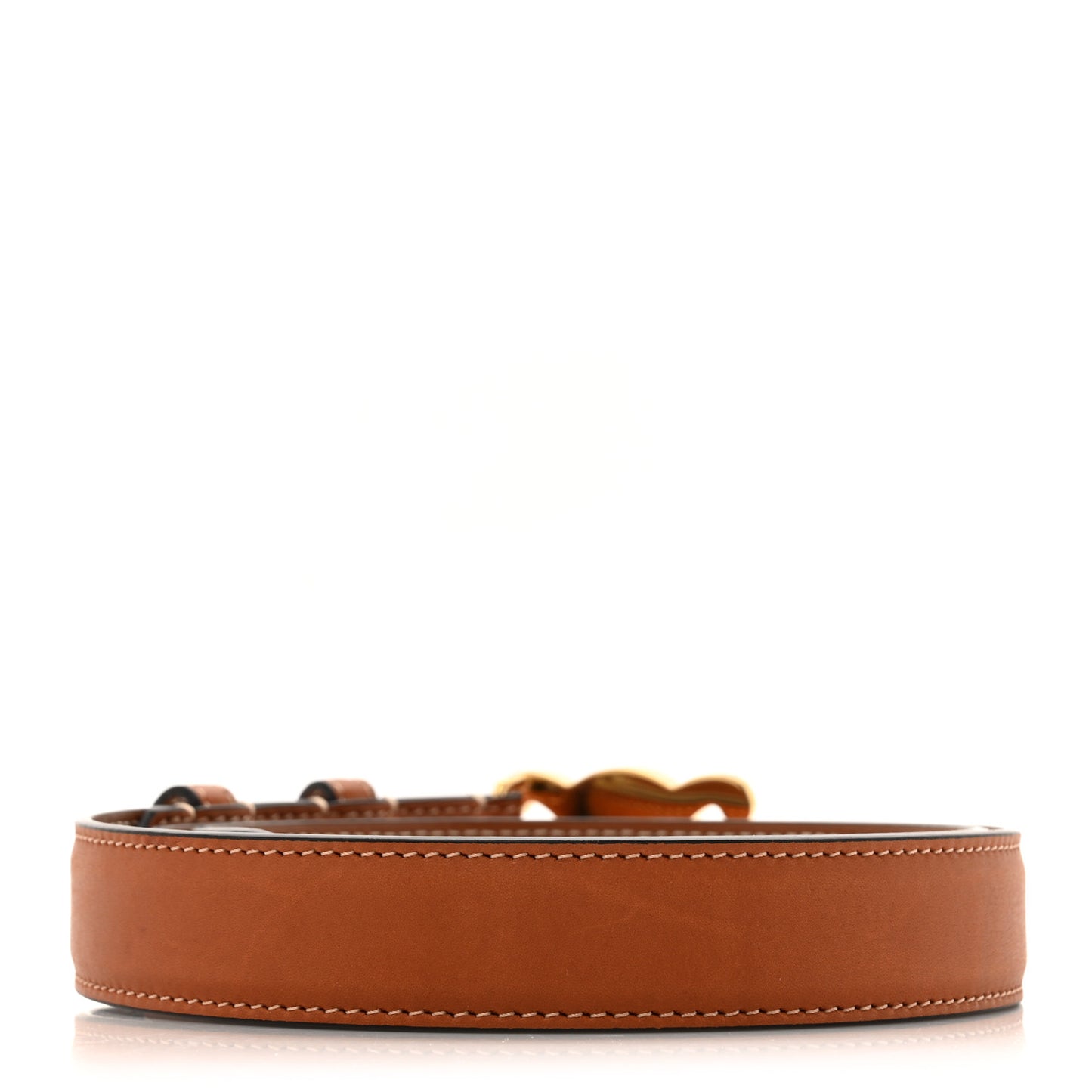 Box Calfskin Small 18mm Triomphe Belt 80 32 Tan