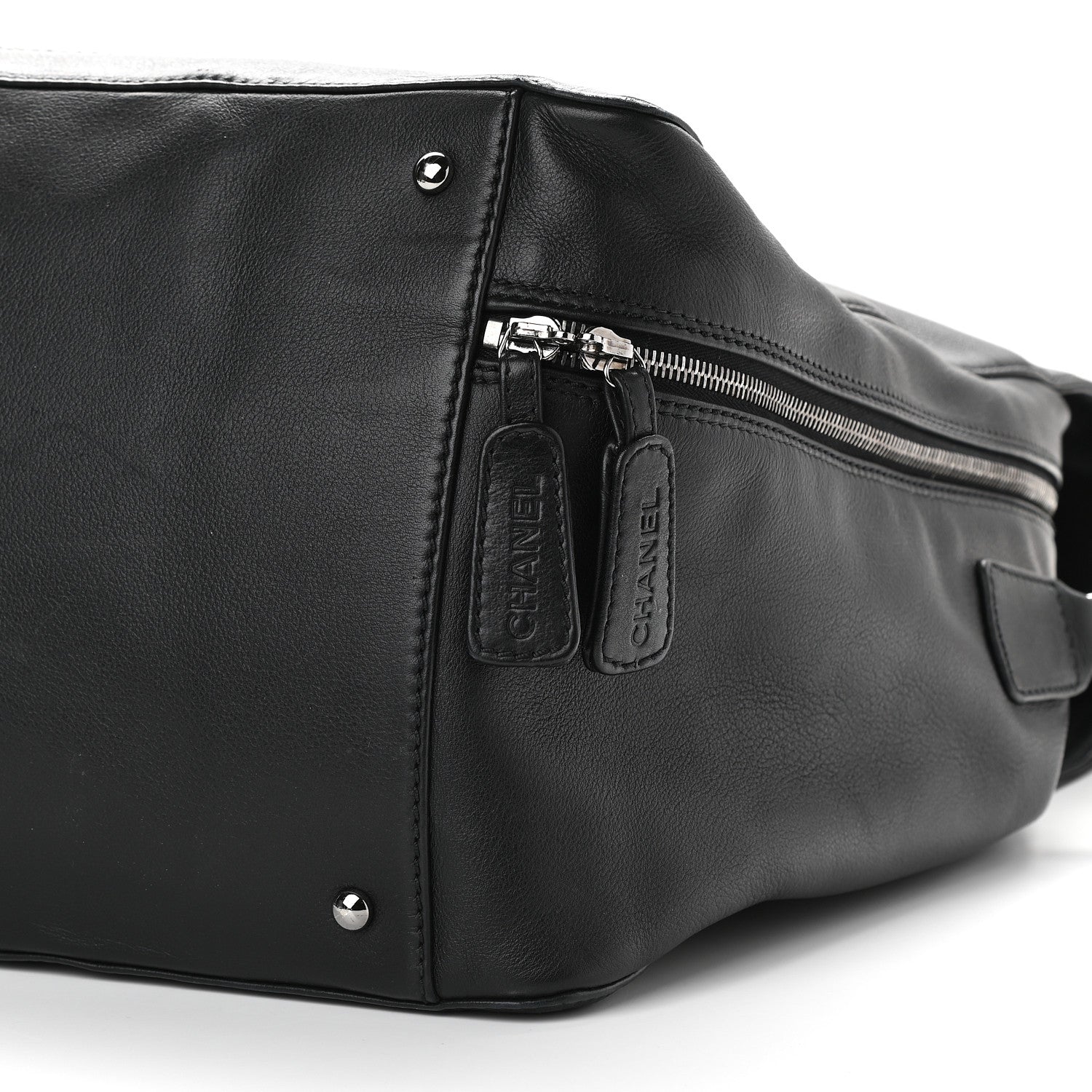 Chanel Lambskin Timeless CC Duffle Bag Black 10 of 10