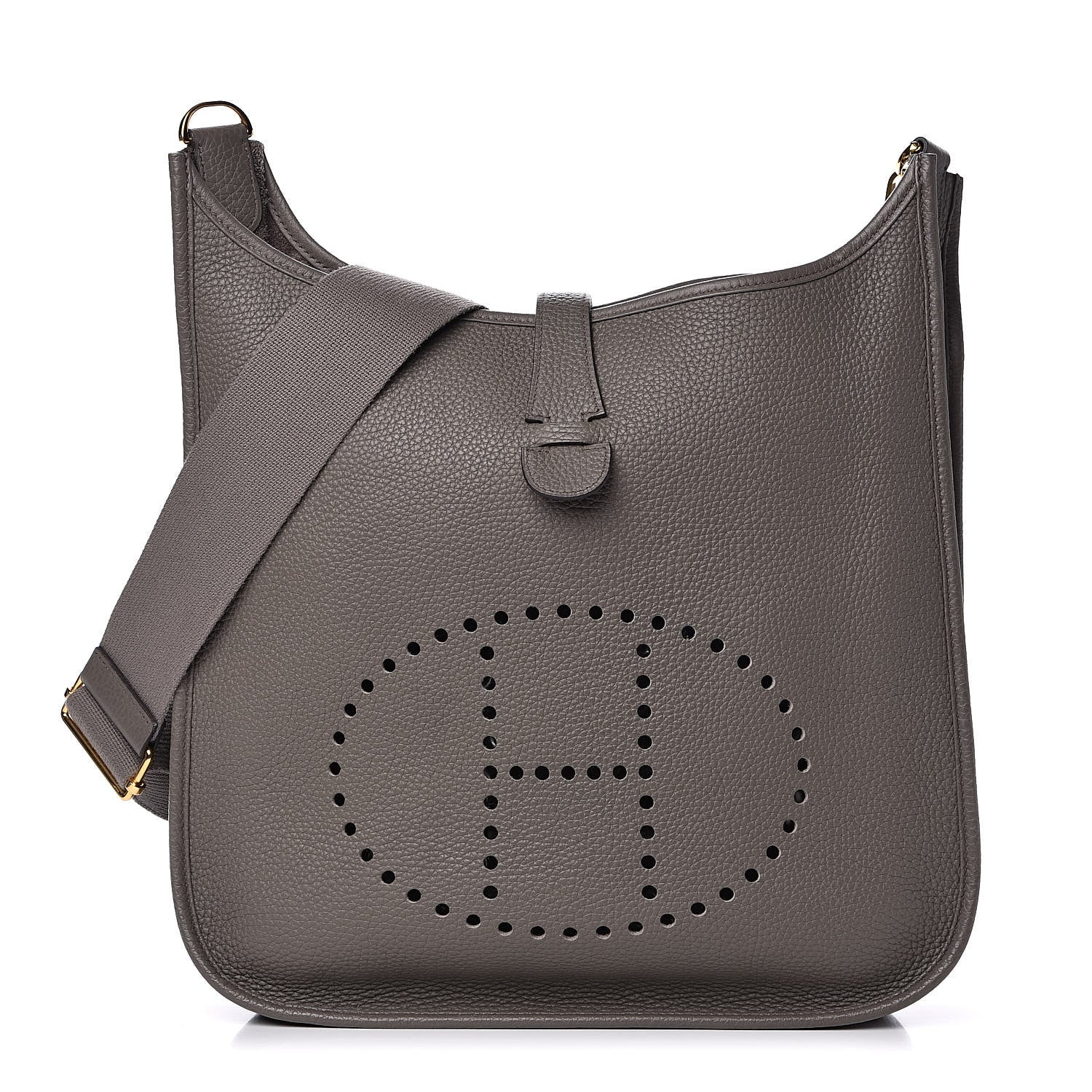 Hermes Taurillon Clemence Evelyne III GM Etain 1 of 10