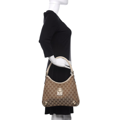 Gucci Monogram Medium Abbey D Ring Hobo Off White 2 of 13