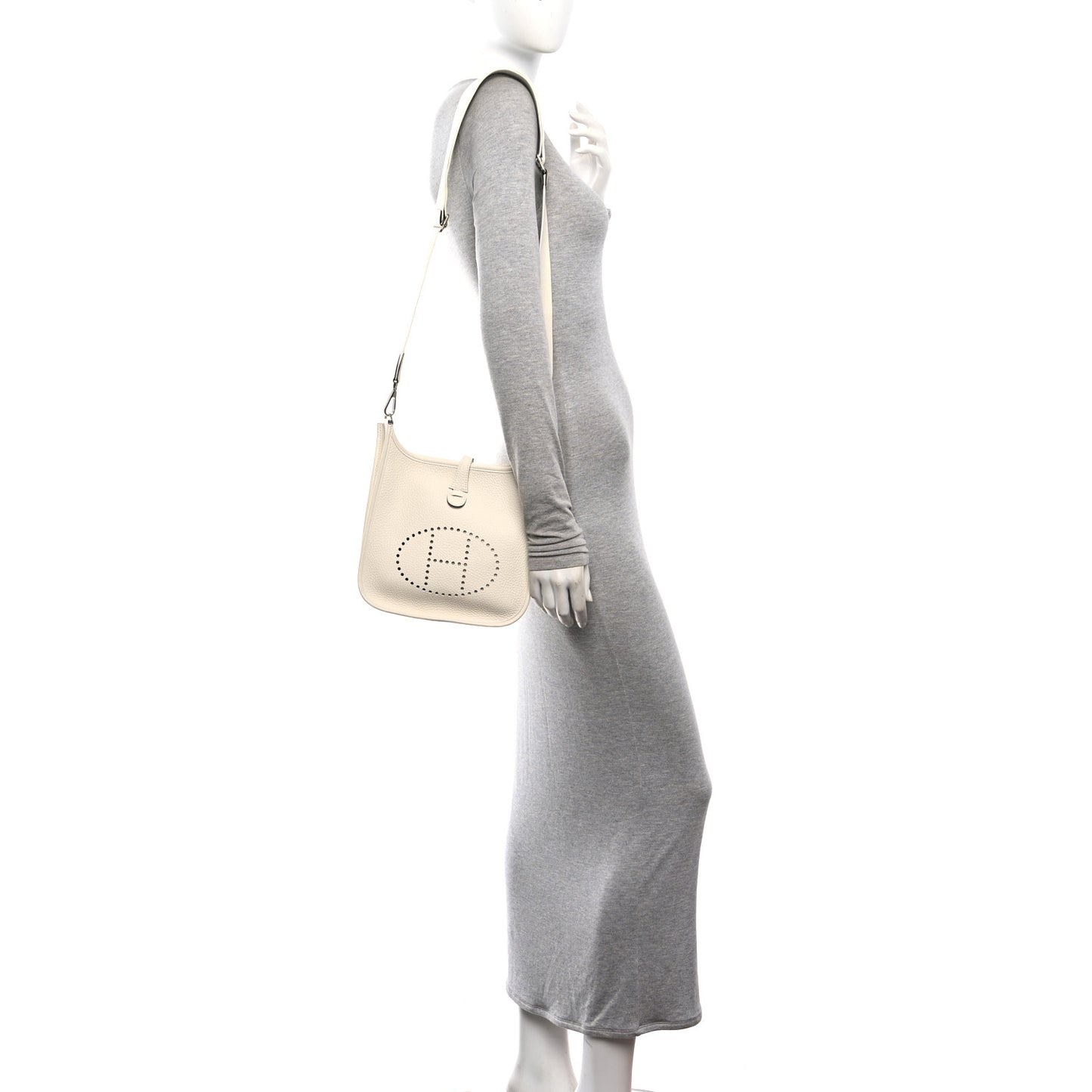 Taurillon Clemence Evelyne 23 Poche III Cream