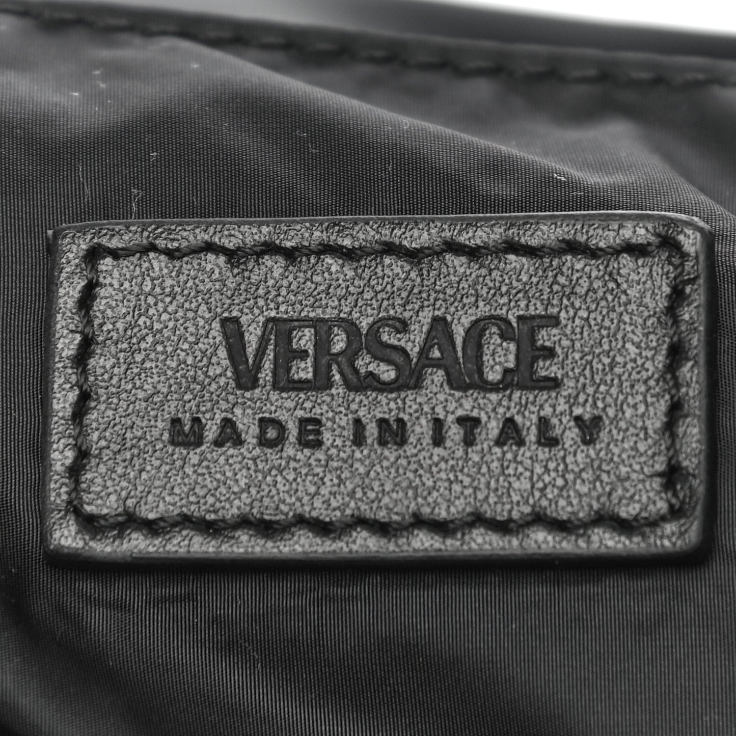 Nylon Palazzo Medusa Backpack Black