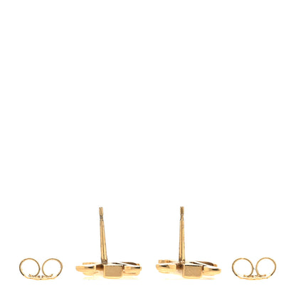 Louis Vuitton Metal LV Iconic Earrings Gold 3 of 5