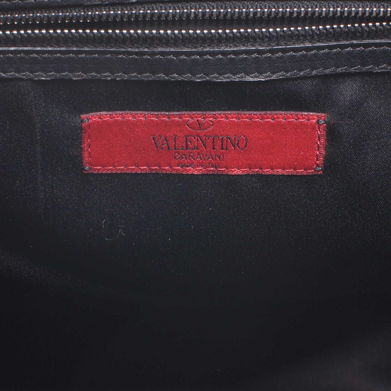 Valentino Garavani Leather Frame Petale Handbag Black 5 of 7
