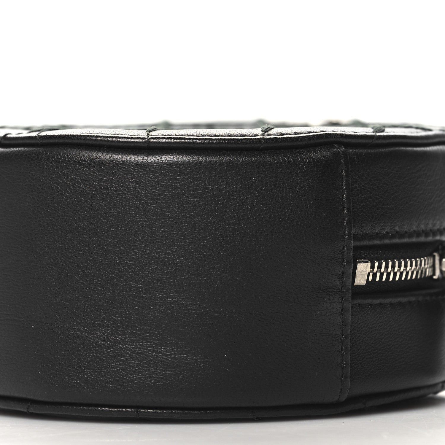Chanel Lambskin Stitch Round Clutch With Chain Black 10 of 10